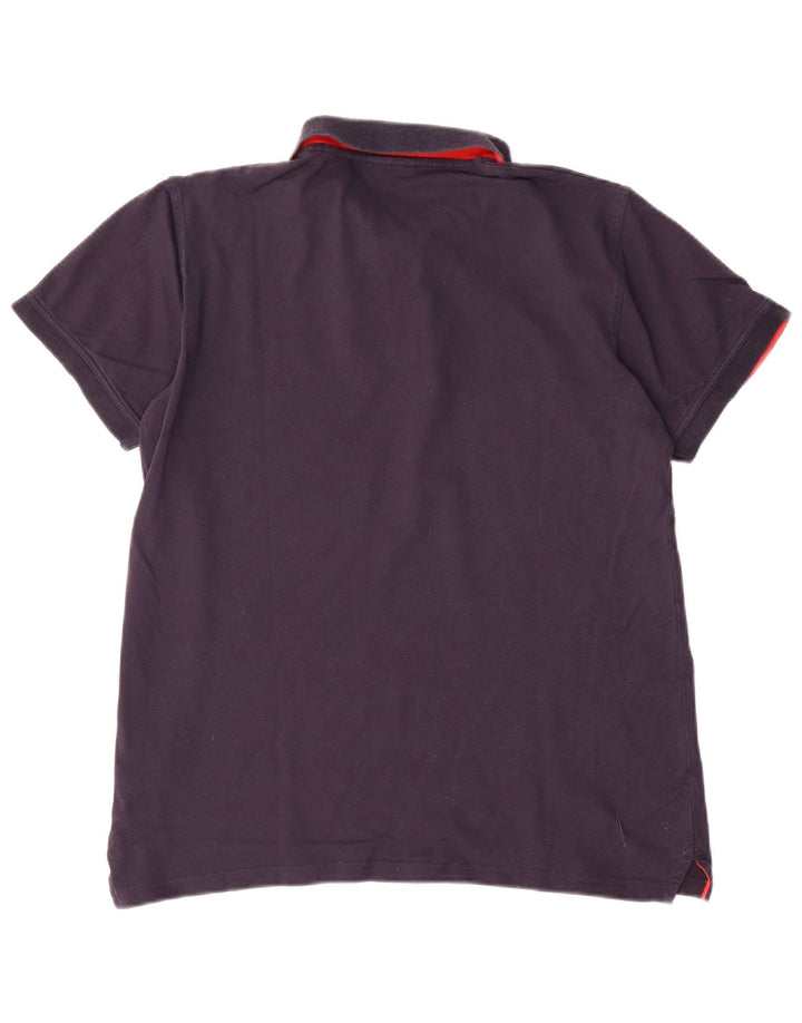 Camisa polo masculina Gant grande algodão azul marinho