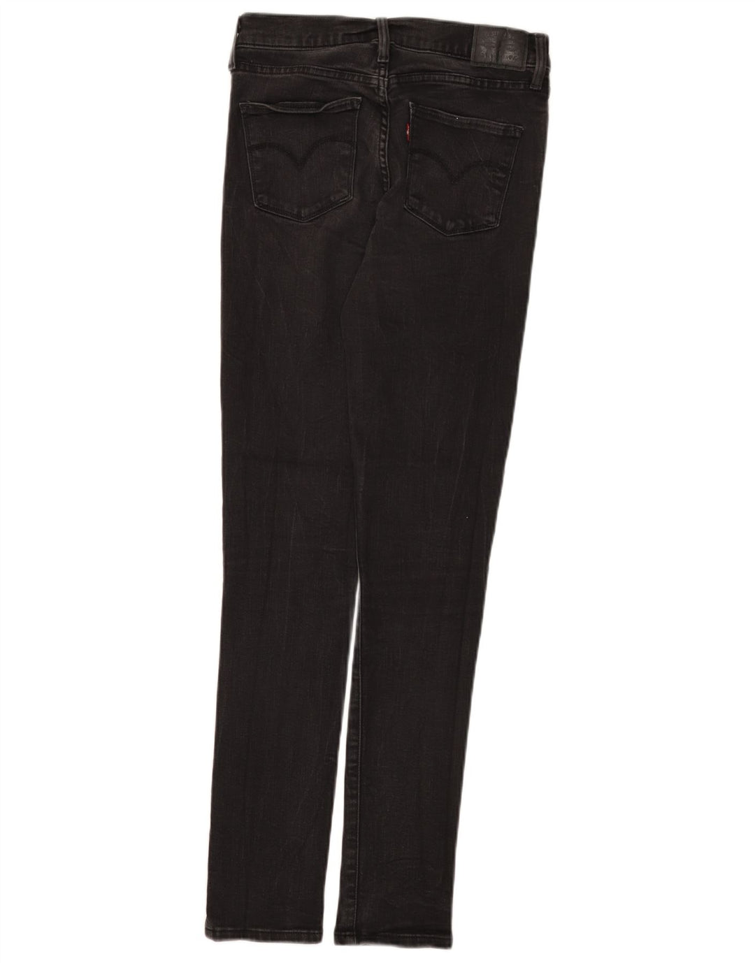 Jeans skinny feminino Levi's W28 L32 algodão preto