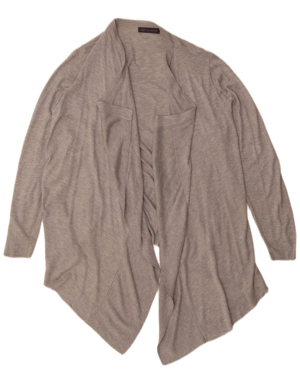 Marks & Spencer Womens Open Cardigan Sweater UK 18 XL Grey Viscose