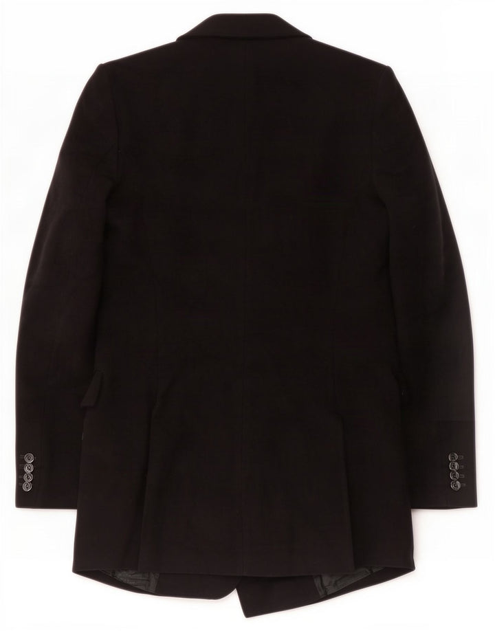 Jaqueta blazer feminina Zara com peito duplo Reino Unido 12 médio preto