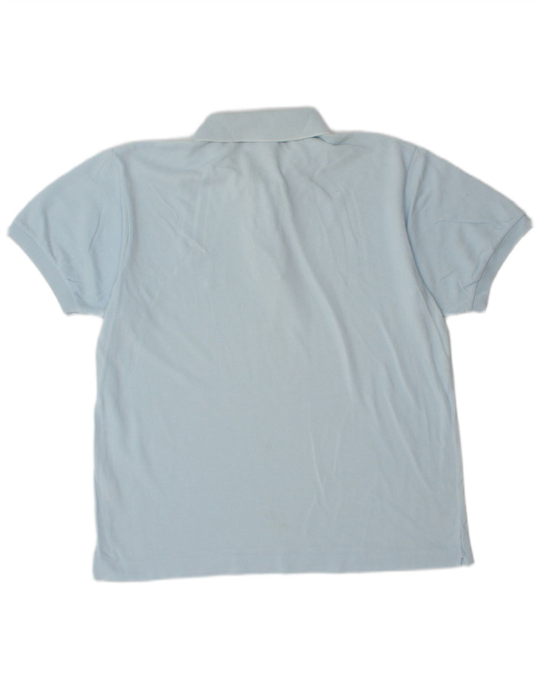Camisa polo masculina Lacoste tamanho 4 algodão azul médio