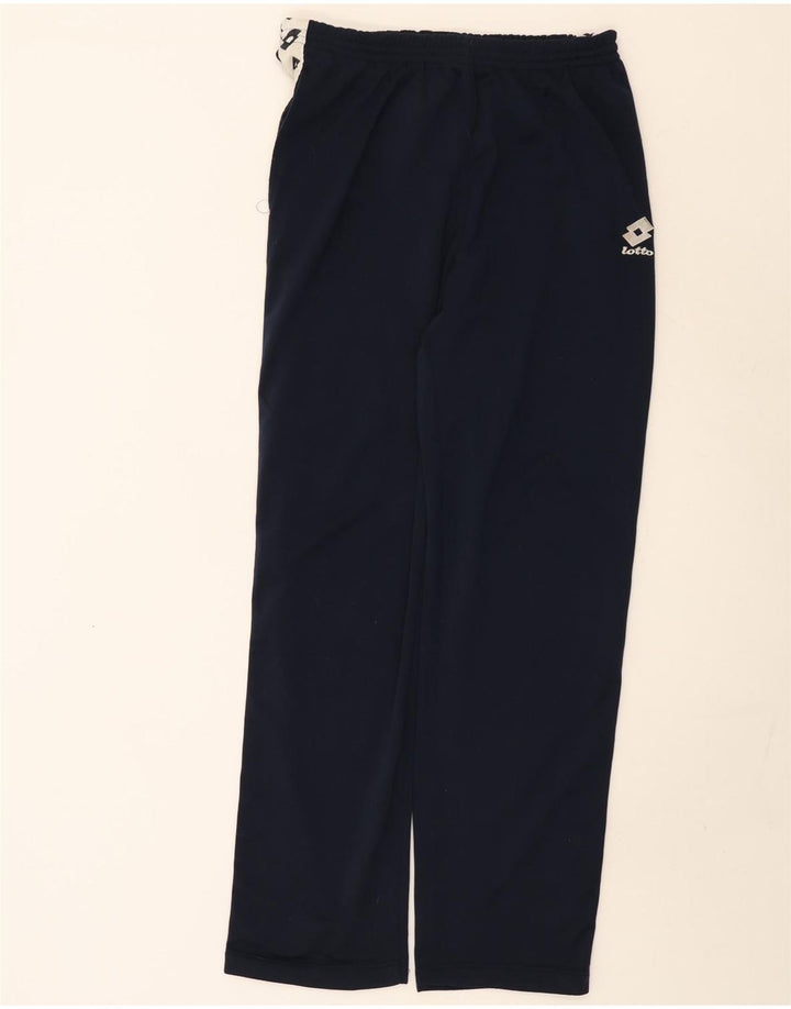 Calça esportiva masculina Lotto com estampa gráfica média azul marinho colorblock