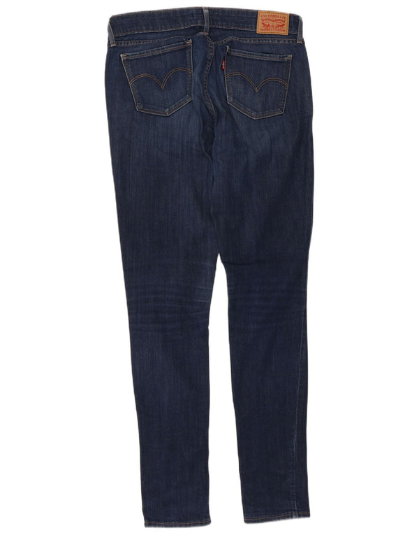 Calça jeans feminina Levi's 711 skinny W29 L32 azul marinho algodão