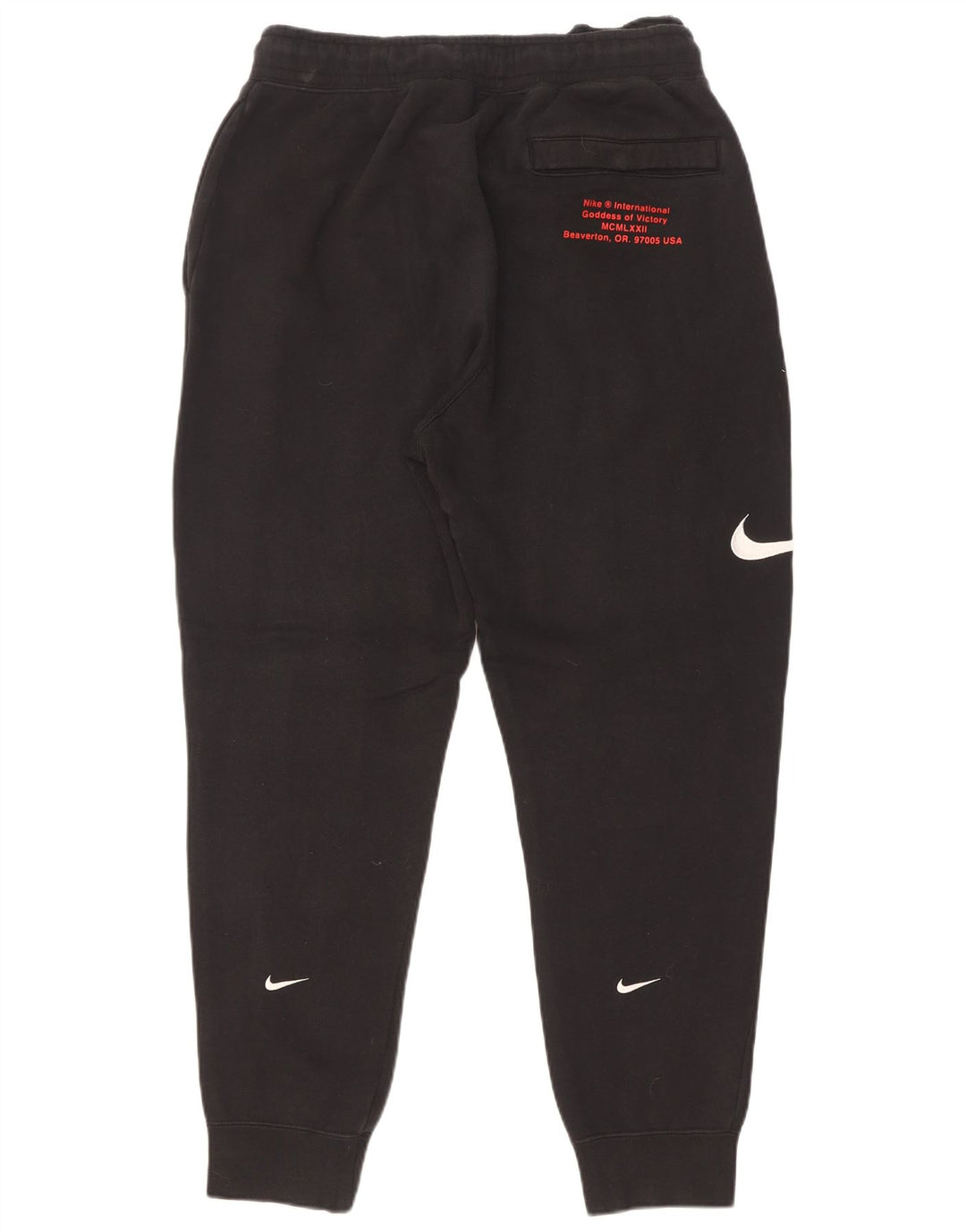 Nike Mens Graphic Calças de treino Joggers Médio Algodão Preto