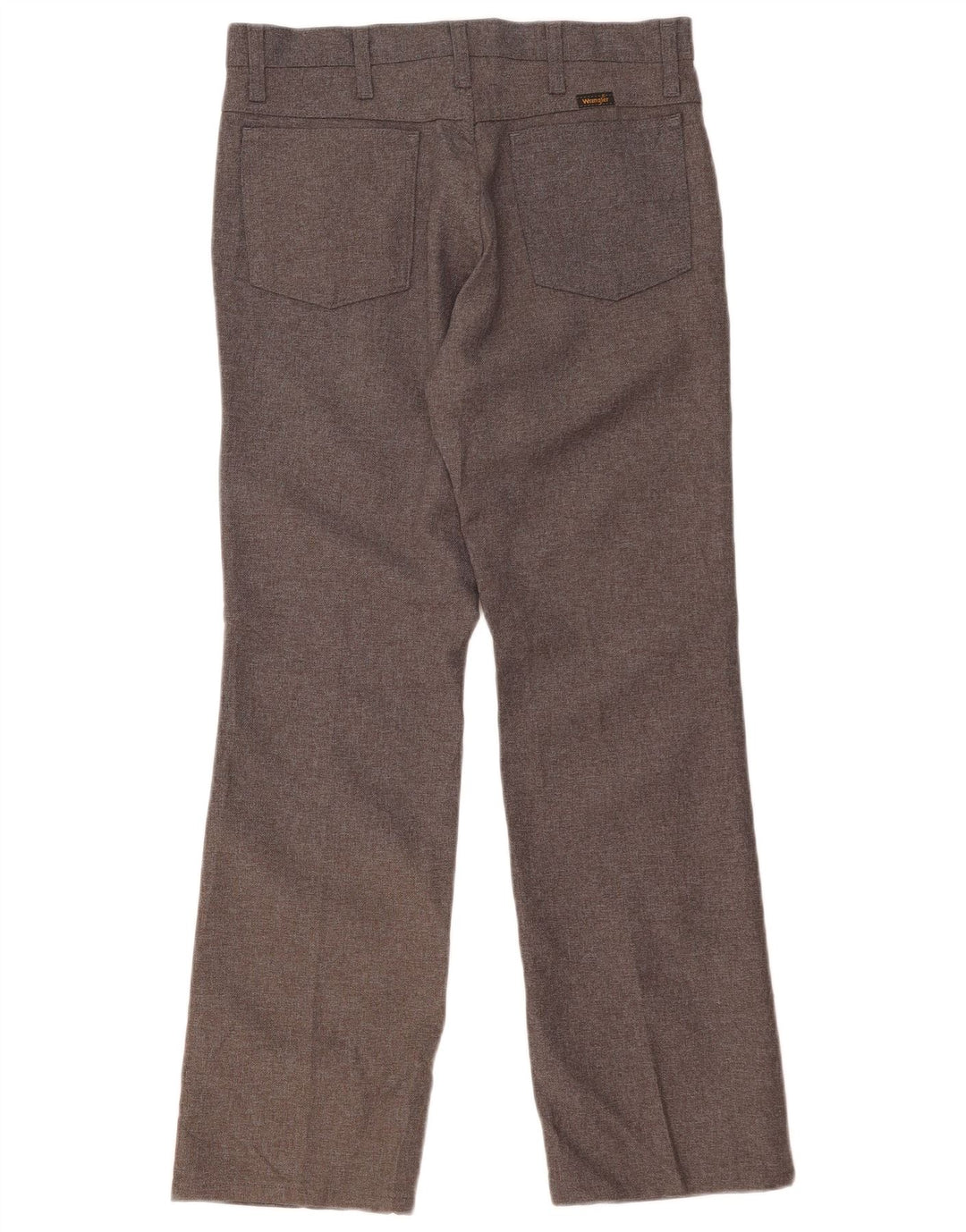Calça feminina reta casual WRANGLER W33 L30 poliéster cinza