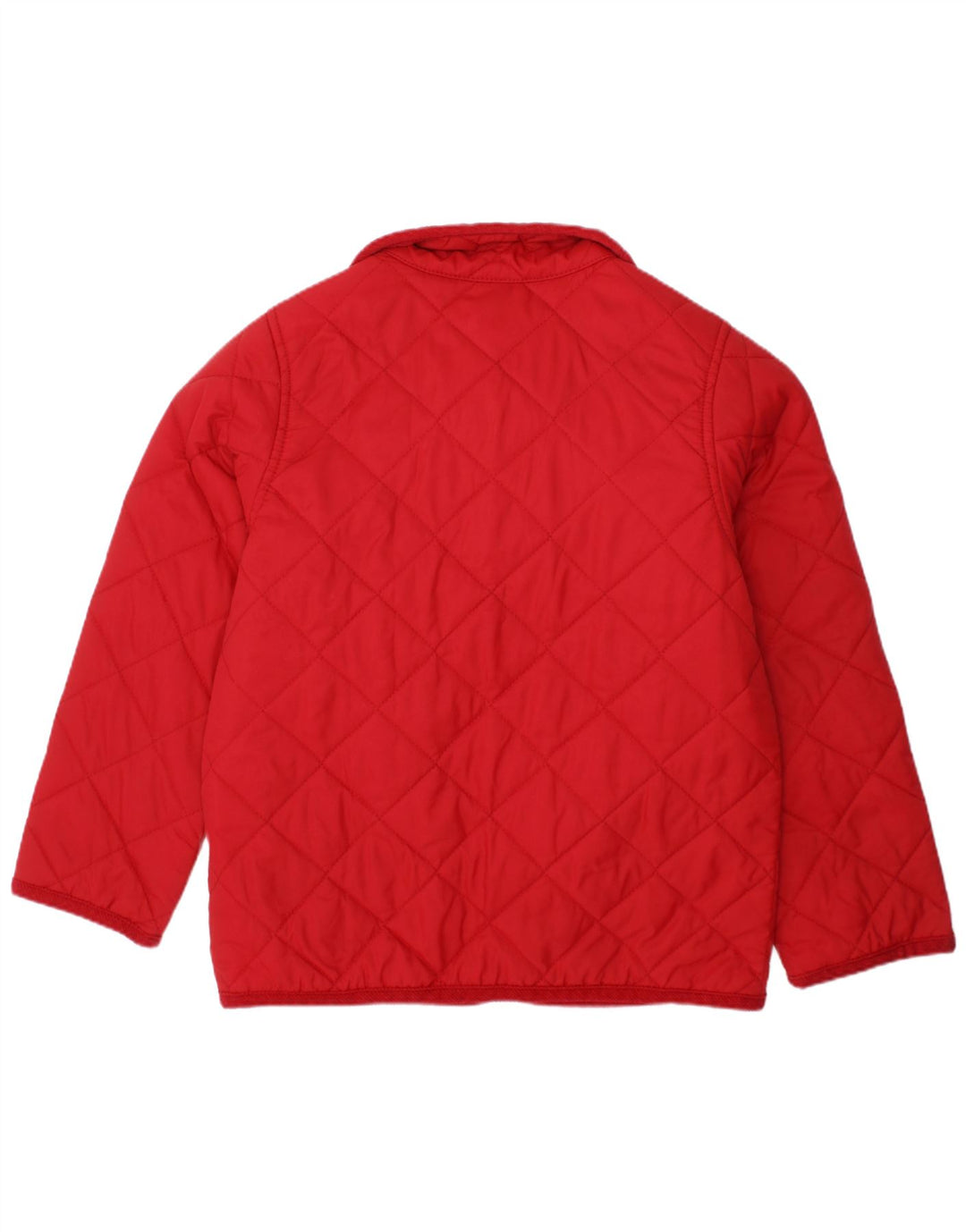 Casaco acolchoado Benetton para meninas 4-5 anos XS vermelho poliamida