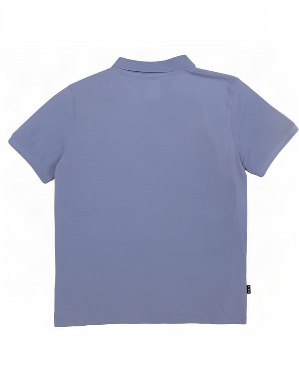 Camisa Polo Masculina Crew Clothing XL Azul Algodão