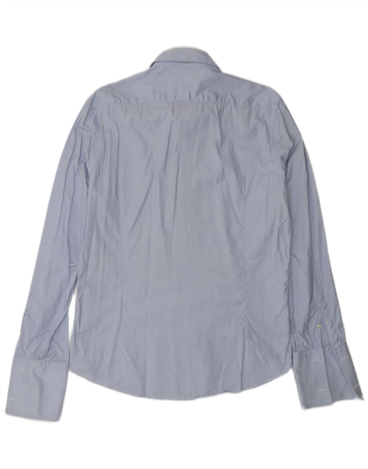 Camisa formal masculina Massimo Dutti tamanho 41 grande azul