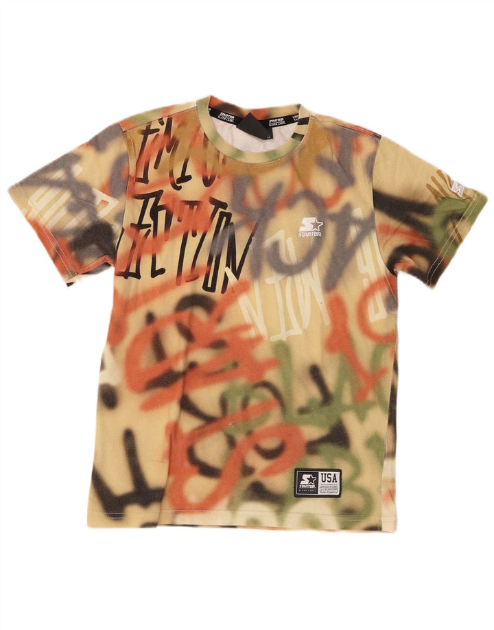 Camiseta Starter Boys Graffiti Graphic Top 11-12 Anos Algodão Multicolorido