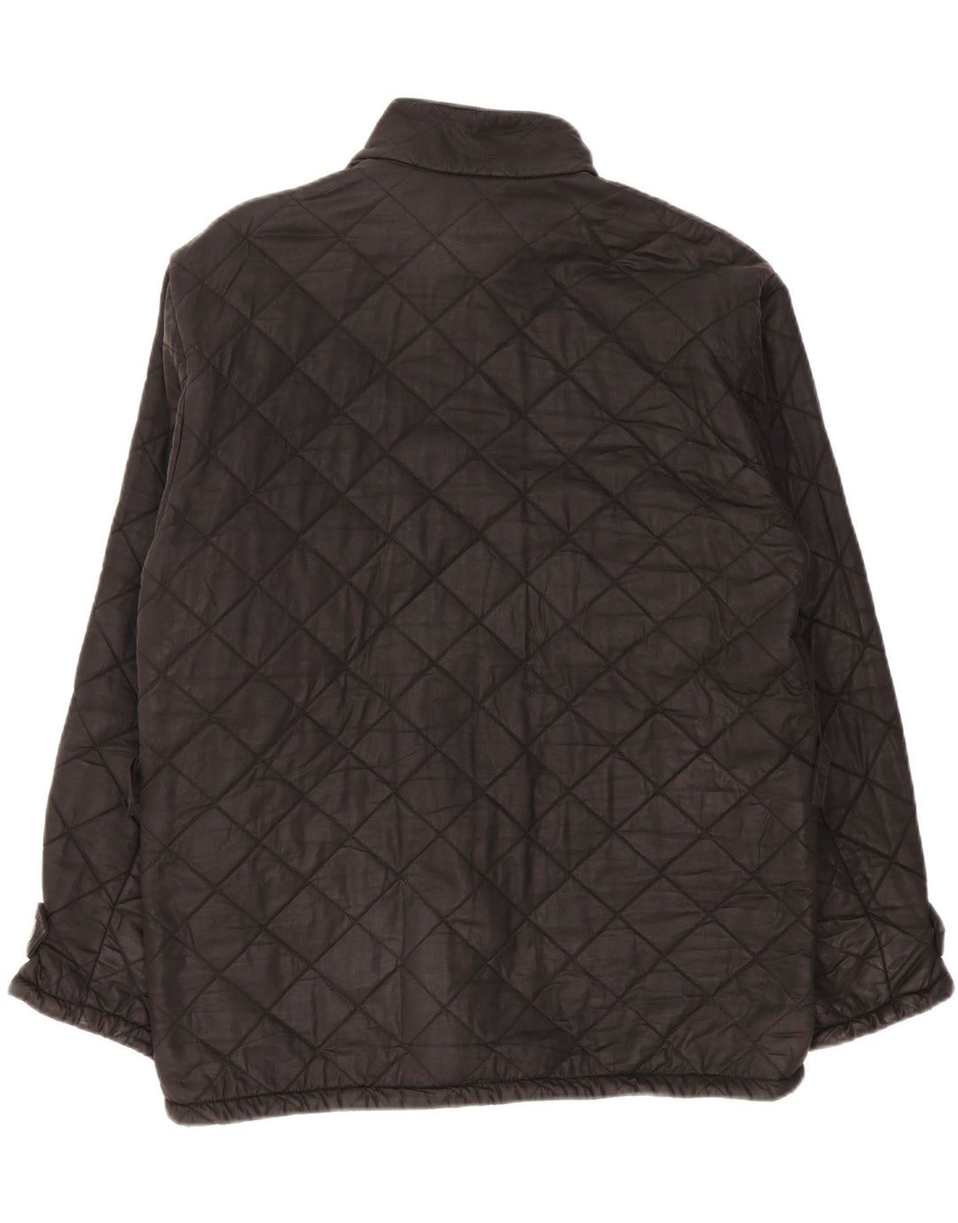 Jaqueta acolchoada masculina Barbour UK 40 grande algodão preto