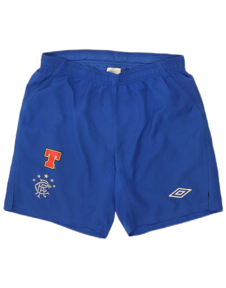 Umbro Mens Graphic Sport Shorts Médio Azul Esportes