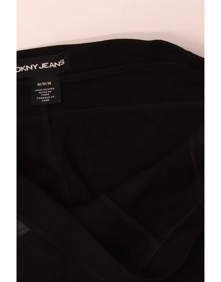 Calça feminina casual slim Dkny média W30 L29 preta viscose