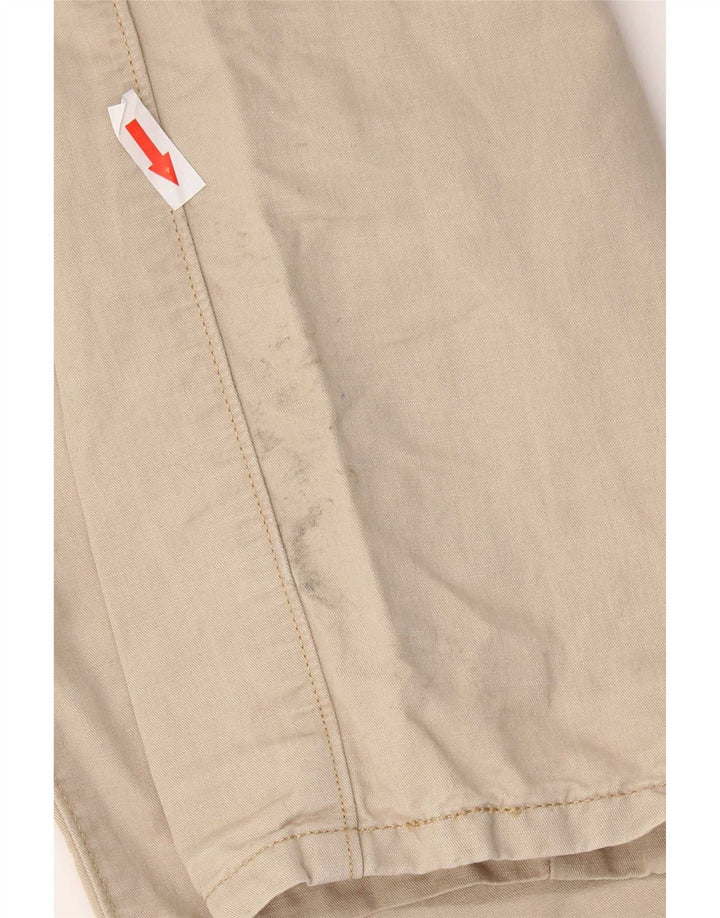 Calça jeans reta masculina Levi's W28 L32 algodão cinza