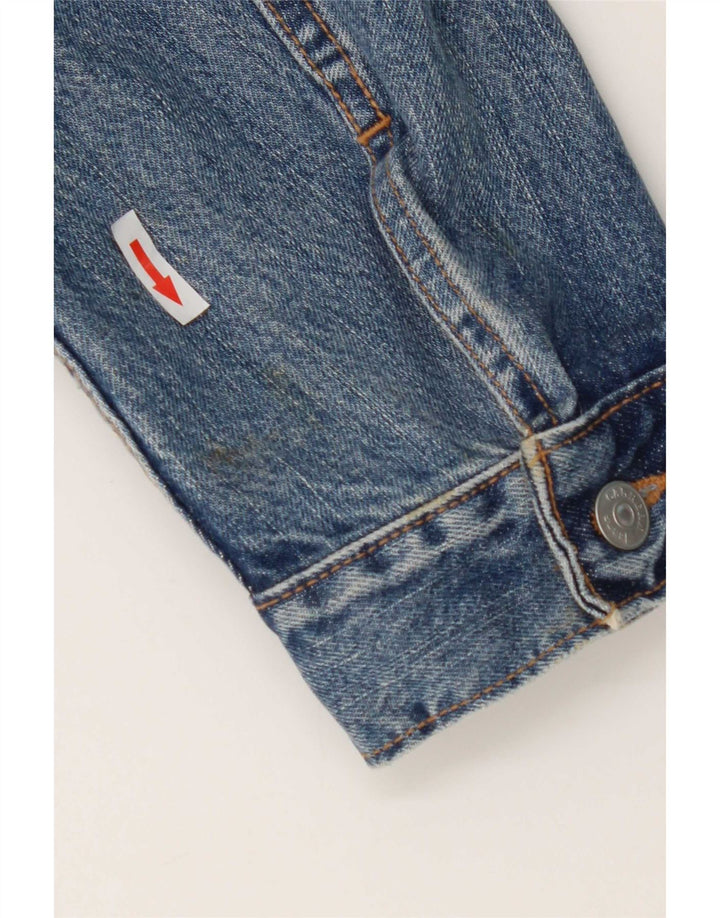 Jaqueta jeans feminina Carrera UK 20 2XL algodão azul