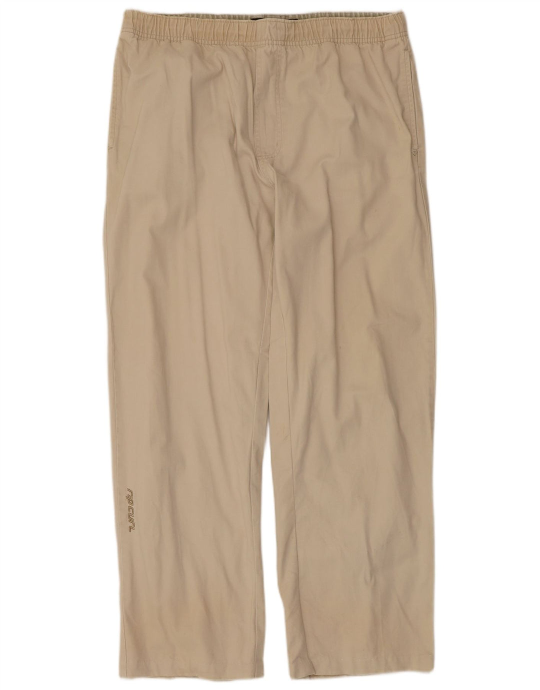 Calça Chino Rip Curl Masculina Reta Médio W34 L29 Algodão Bege