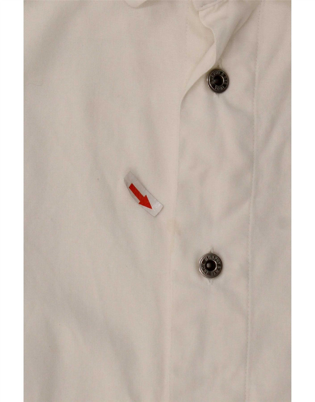 Camisa masculina de manga curta Murphy & Nye grande algodão branco