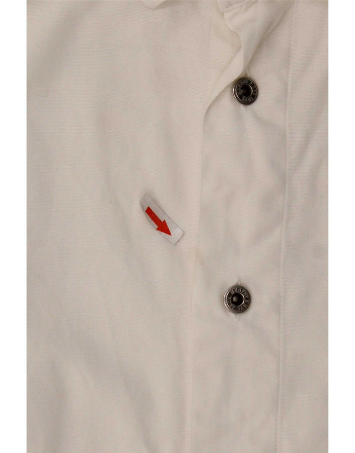 Camisa masculina de manga curta Murphy & Nye grande algodão branco