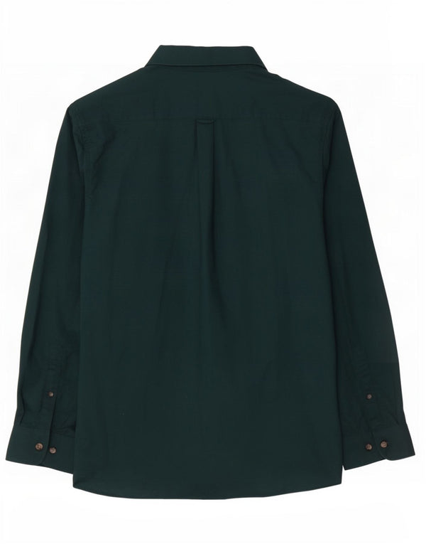 Camisa masculina de ajuste regular Marks & Spencer 3XL algodão verde