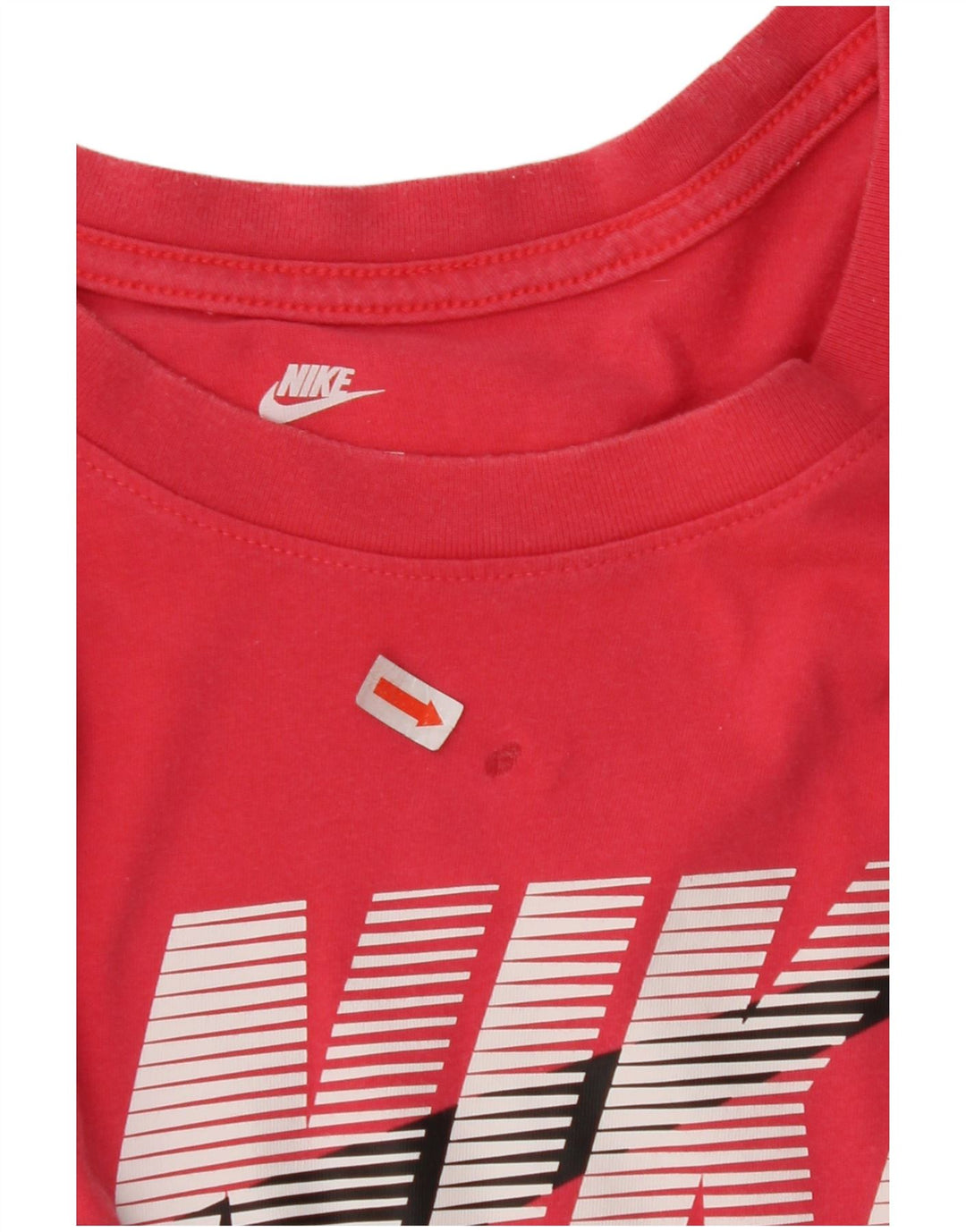Camiseta gráfica masculina NIKE Top grande algodão rosa