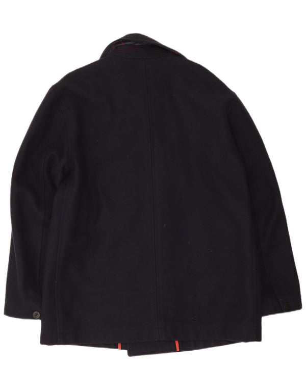 Casaco masculino Elvstrom Pea UK 42 XL lã azul marinho