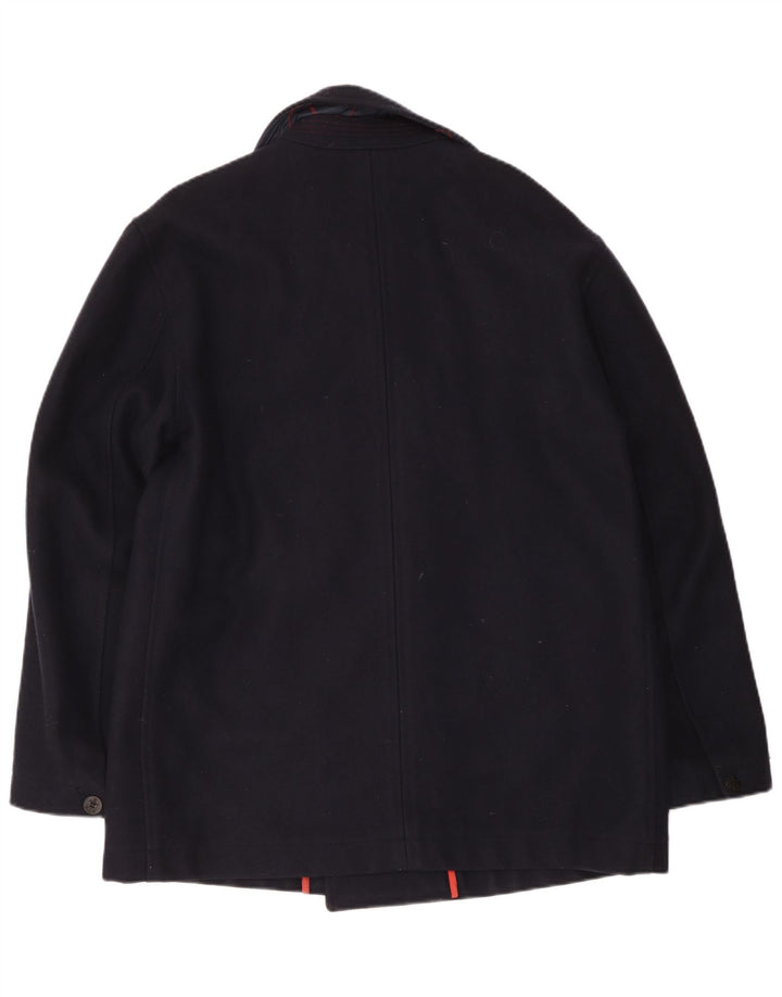 Casaco masculino Elvstrom Pea UK 42 XL lã azul marinho
