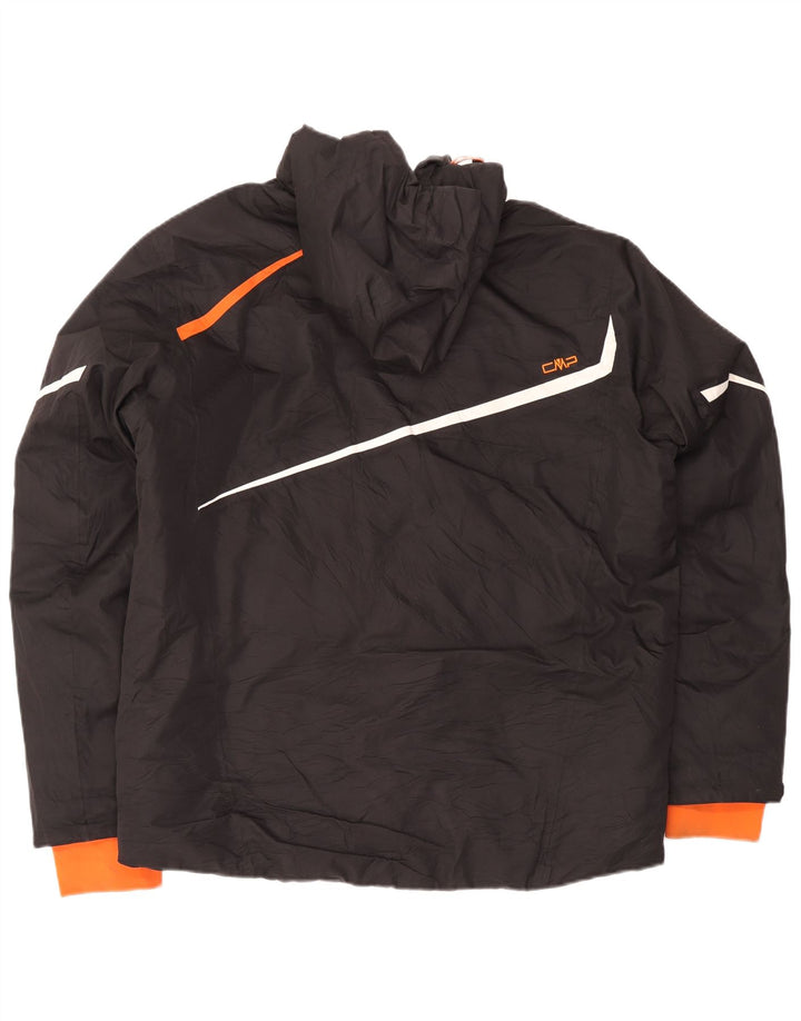 Jaqueta de esqui com capuz masculino CMP IT 54 2XL preto Colourblock poliéster esportes