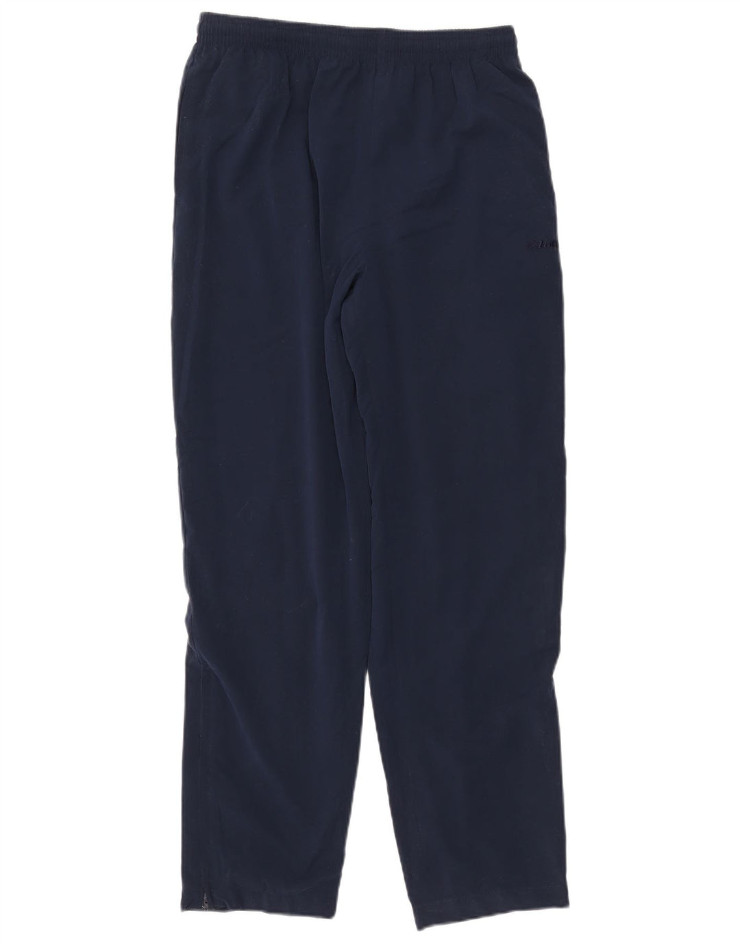Calça de treino feminina Lotto UK 16 grande poliéster azul marinho