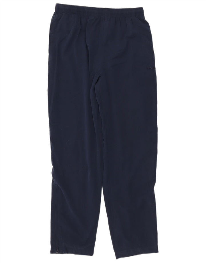Calça de treino feminina Lotto UK 16 grande poliéster azul marinho