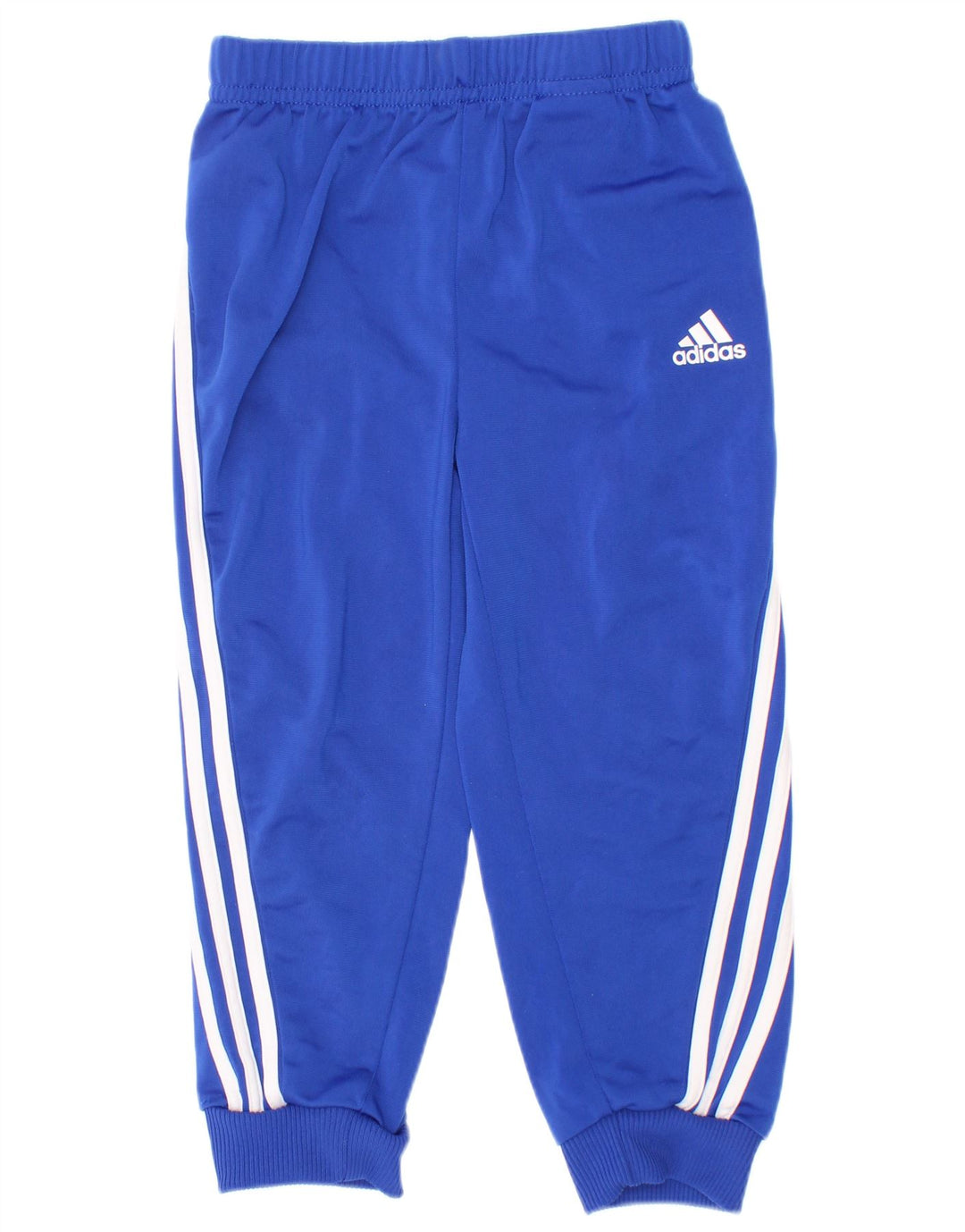 Adidas meninos calças de treino joggers 2-3 anos azul poliéster