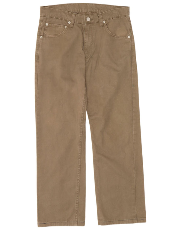 Calça Levi's Masculina 752 Reta Casual W30 L28 Algodão Cáqui