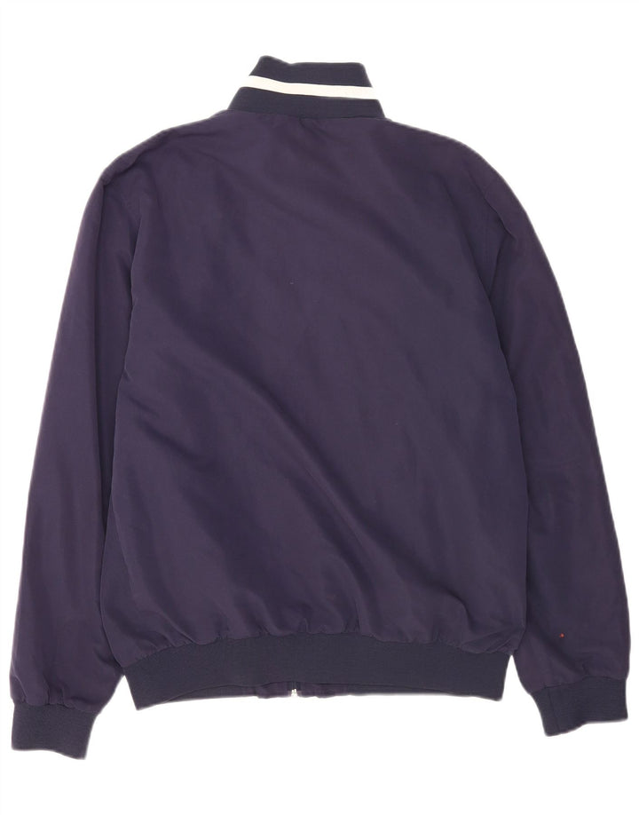 Jaqueta bomber masculina Kappa UK 40 grande poliéster azul marinho