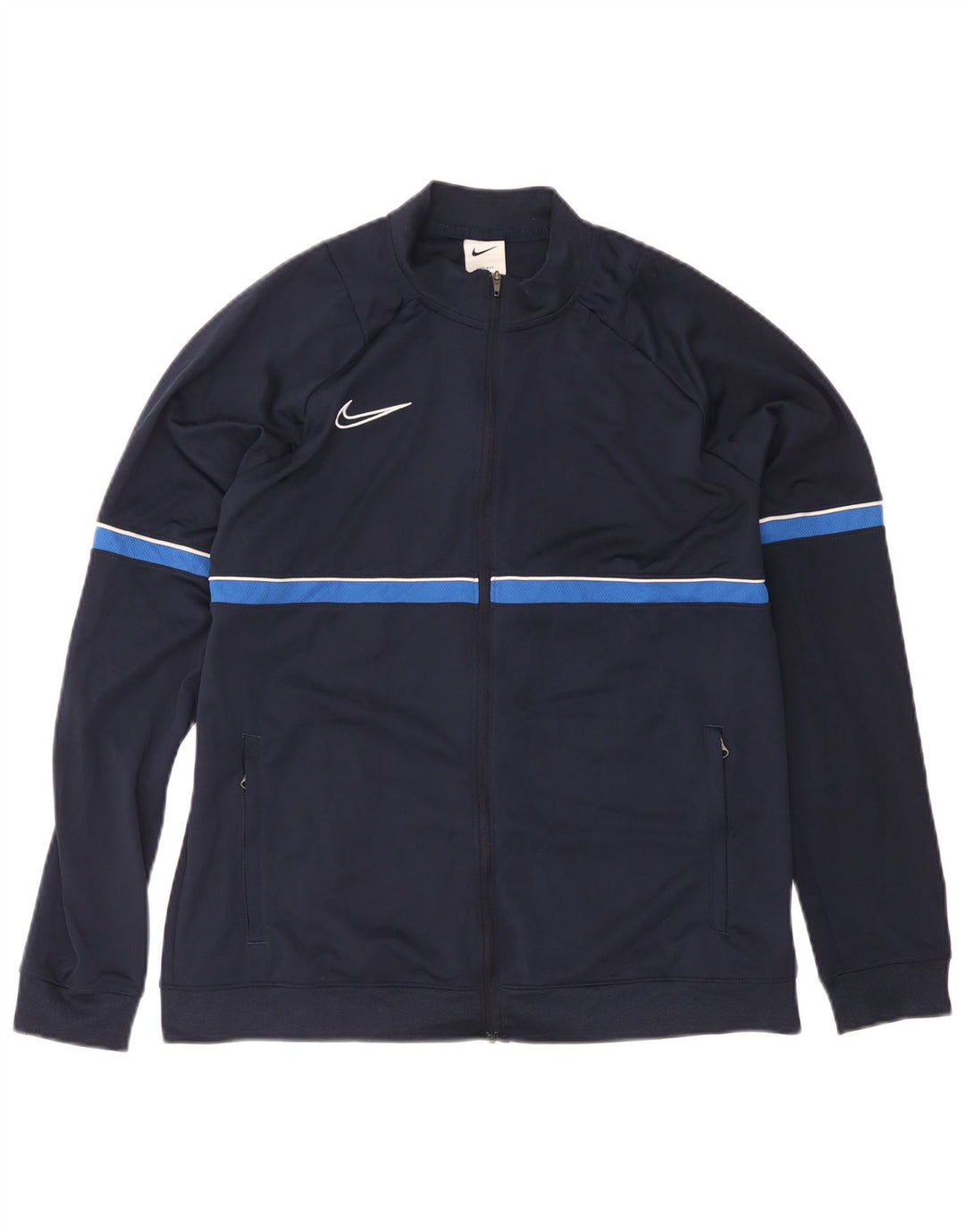 Jaqueta Nike Masculina Dri Fit Tracksuit XL Azul Marinho Colourblock Poliéster