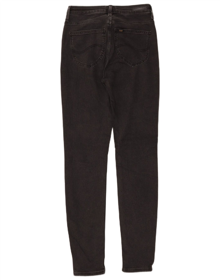 LEE Calça jeans feminina Scarlett High Skinny W28 L33 algodão preto