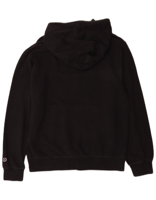 Jumper com capuz gráfico masculino Nike pequeno algodão preto