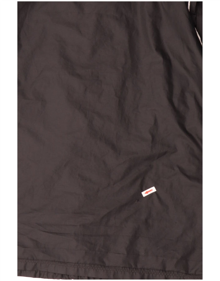 Jaqueta de chuva masculina NIKE UK 40 grande poliéster preto