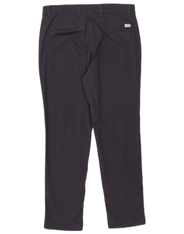 Calça Chino Masculina Slim Jack & Jones W30 L26 Algodão Azul Marinho