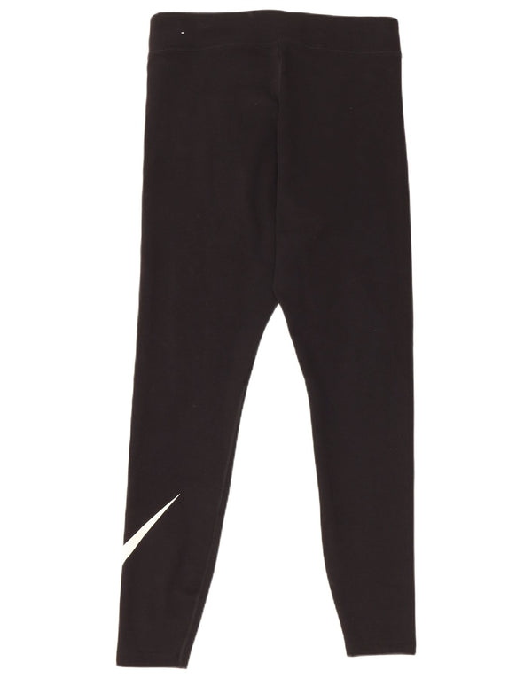Leggings Nike Femininas Graphic UK 16 Grande Algodão Preto