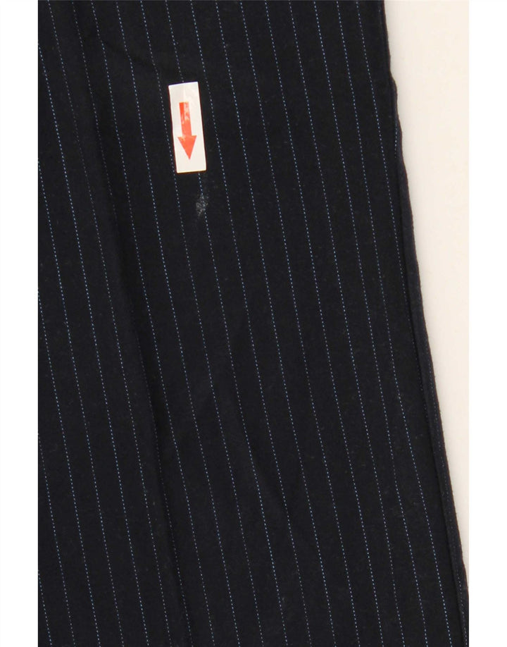 Calça feminina Marks & Spencer Reino Unido 12 médio W32 L27 azul marinho