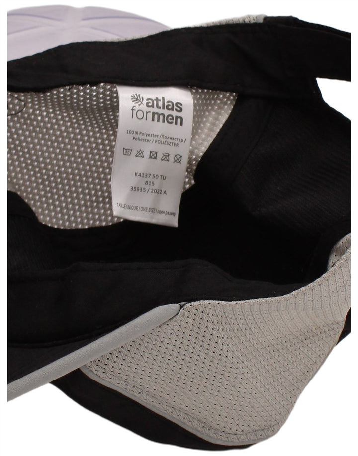 Atlas para boné de beisebol masculino masculino tamanho único poliéster colorblock preto