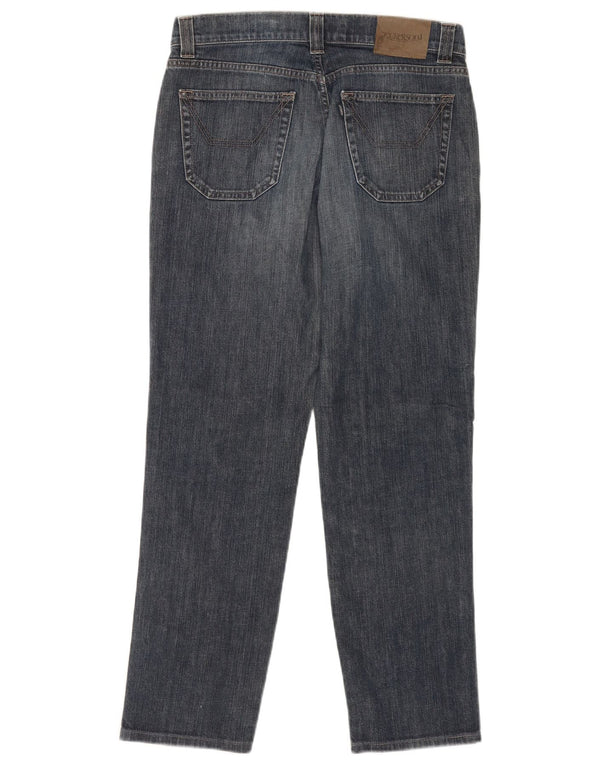 Jeans retos femininos Jeckerson W32 L29 algodão azul