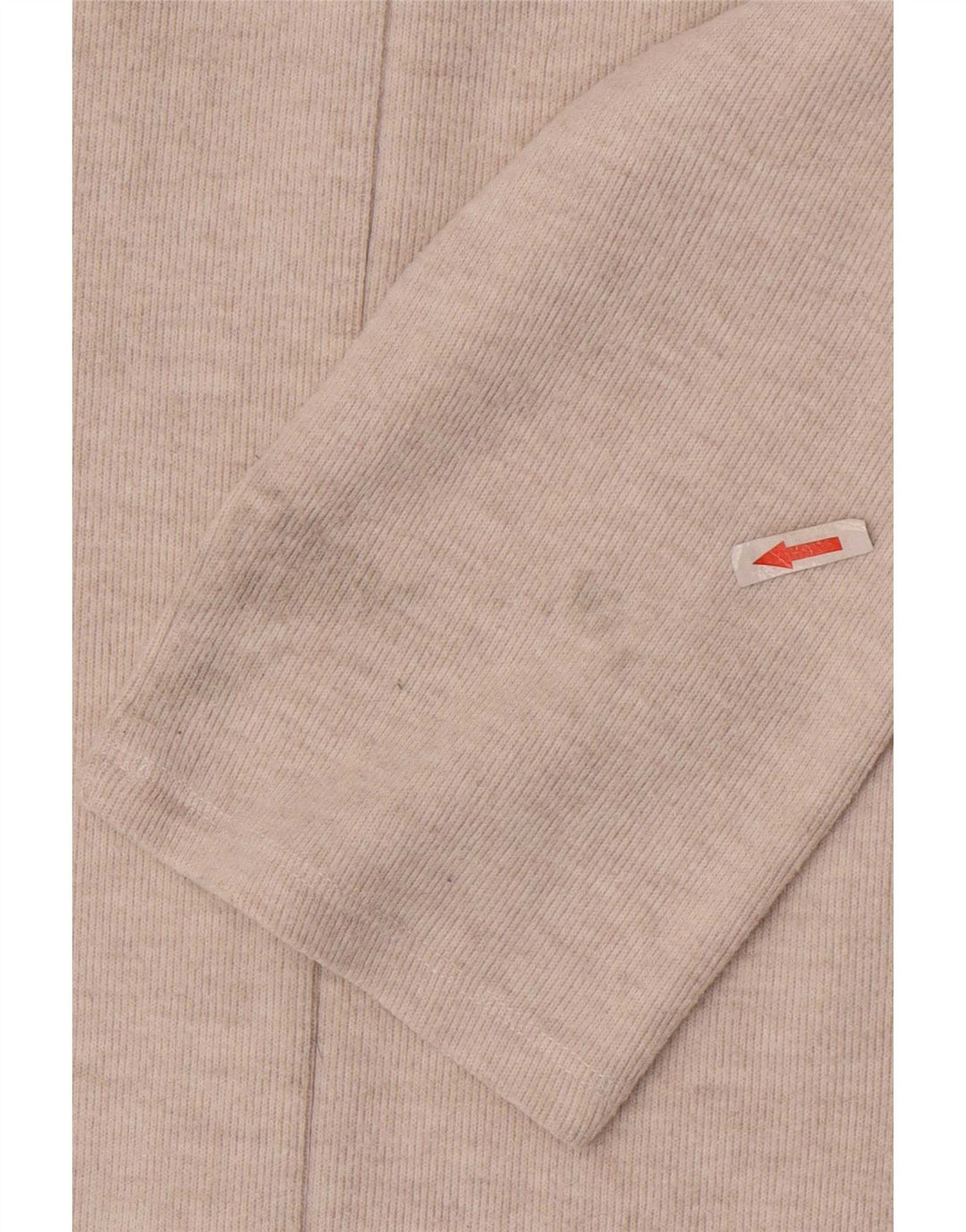 Zara Vestido feminino manga 3/4, Reino Unido 12 Médio Bege