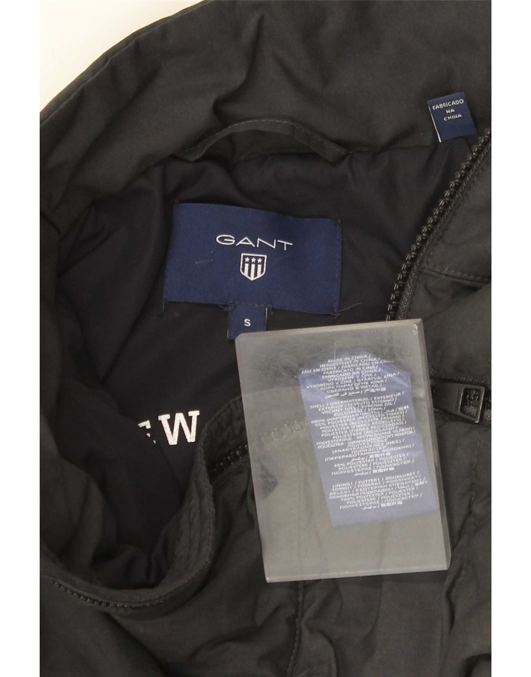 Gant Mens Colete Acolchoado UK 36 Pequeno Poliéster Cinza