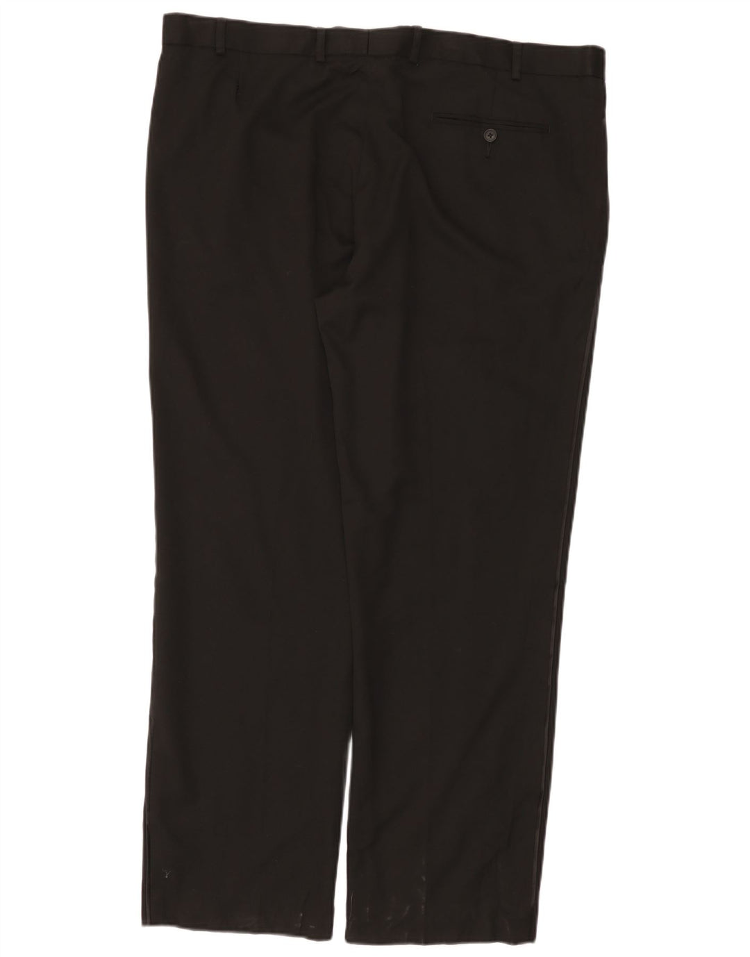 Calça feminina reta regular Marks & Spencer W42 L31 preta