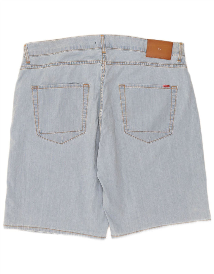 Liu Jo Shorts jeans masculino W38 XL algodão azul