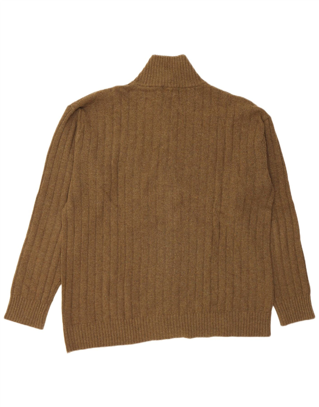 Suéter cardigã masculino Kappa 2XL lã cáqui