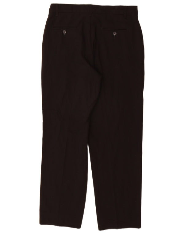 Calça Izod Meninos Terno Reto 15-16 Anos W28 L28 Poliéster Preto