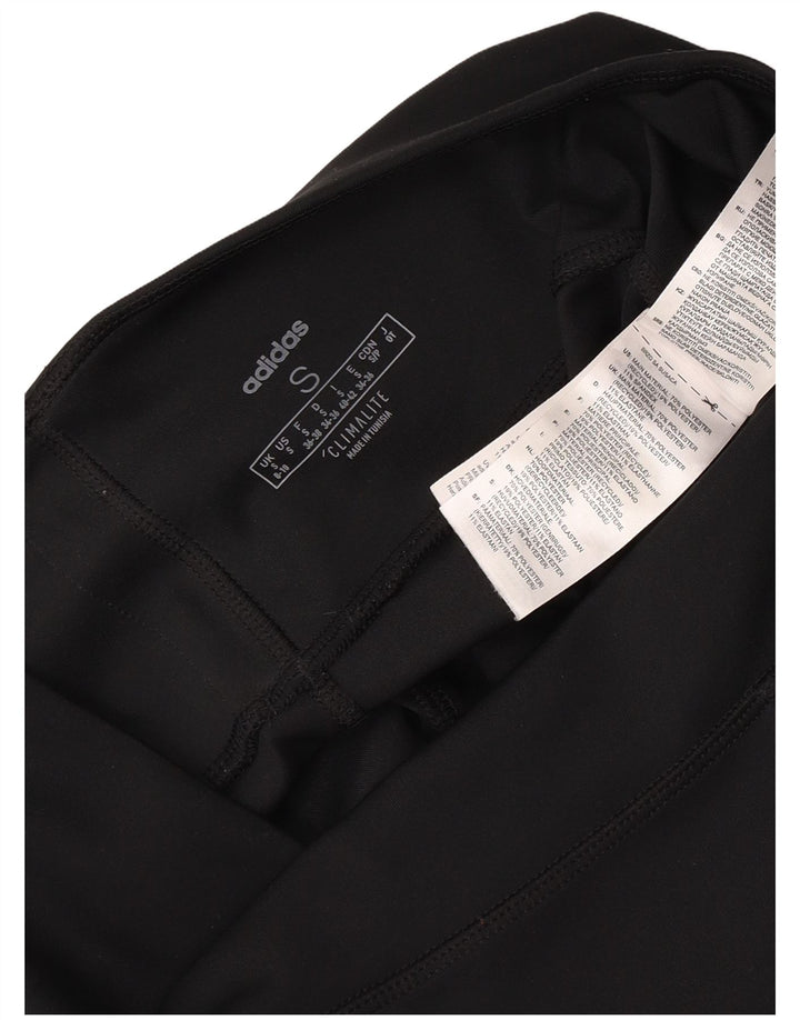 Adidas Womens Climalite Leggings UK 8/10 Pequeno Poliéster Preto