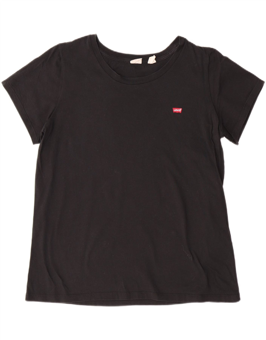 LEVI'S Womens T-Shirt Top UK 18 XL Black Cotton Vintage Levi's and Second-Hand Levi's from Messina Hembry 