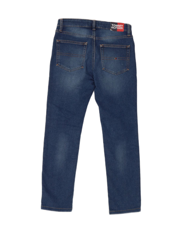 Tommy Hilfiger Meninos Jeans Slim 11-12 Anos W28 L25 Azul Algodão