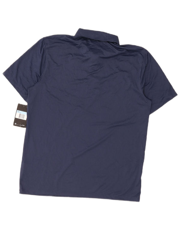 Camisa polo masculina Nike Dri Fit média azul marinho poliéster
